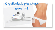 Przenośna kriolipoliza Cool Slimming Machie Shockwave Therapy w celu redukcji cellulitu