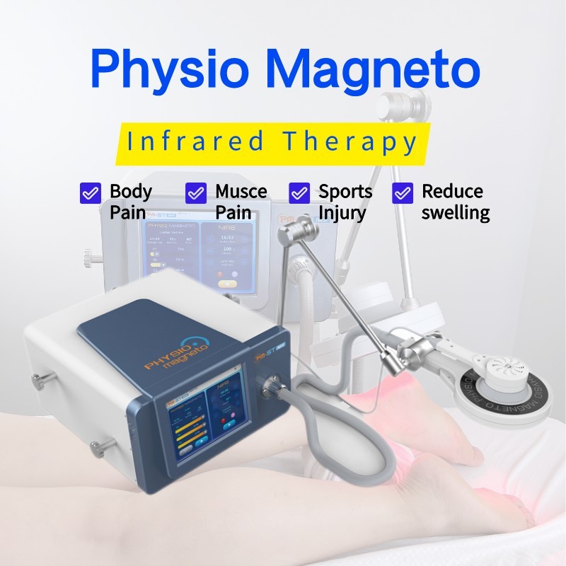 Niższa laserowa maszyna do terapii magnetoterapii na podczerwień Physio do łagodzenia bólu ciała