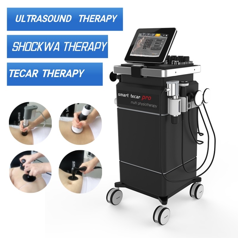 Smart Tecar Pro Diathermy Tecar Therapy ESWT maszyna do fizjoterapii falą uderzeniową i ultradźwięki do powięzi i bólu ciała