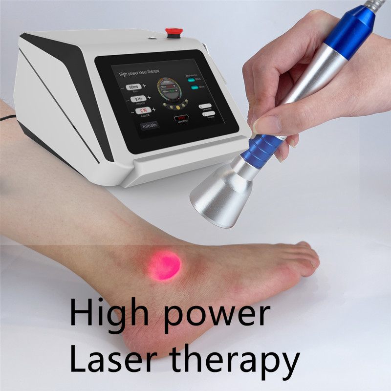 Maszyna do terapii laserowej o dużej mocy 1064 Nm Wnika głębiej Tssue 980 Nm Łagodzi mięśnie