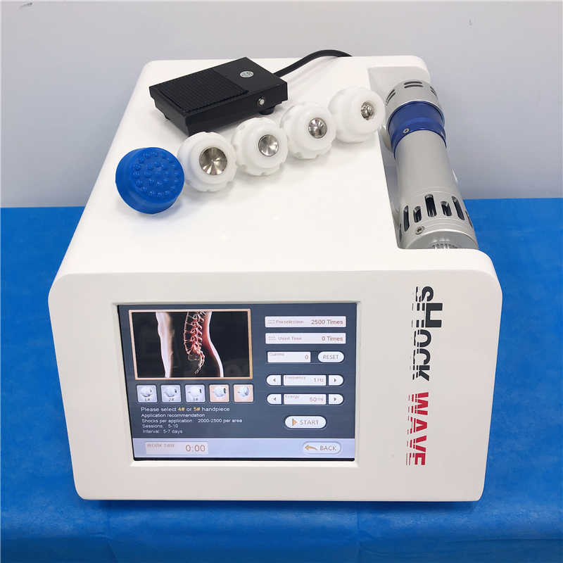 Maszyna do terapii całego ciała ESWT, maszyna do usuwania bólu z 5 nadajnikami