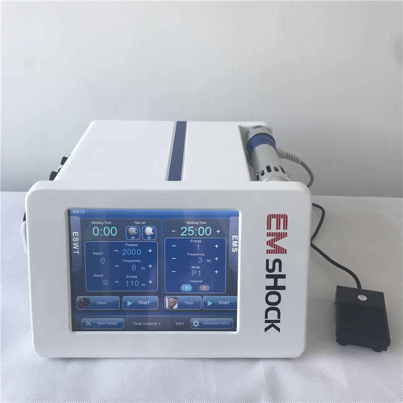Maszyna do terapii falami uderzeniowymi ESWT do stymulacji mięśni ciała / fizjoterapii / terapii elektromagnetycznej
