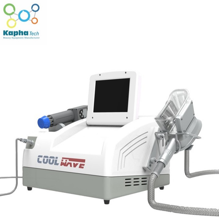 Przenośna profesjonalna maszyna EMS, maszyna do terapii Cryo Gainswave 2 w 1