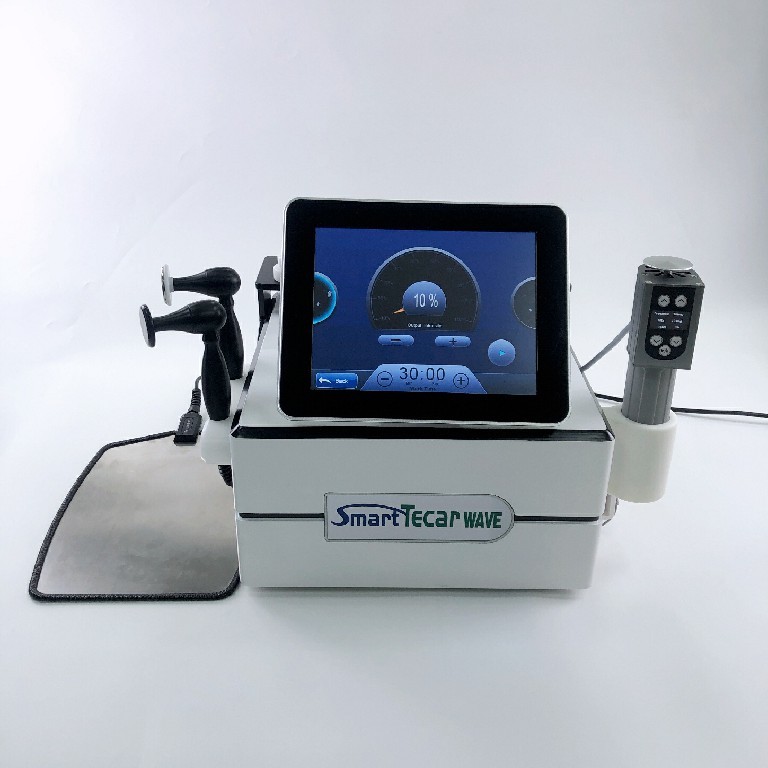 Przenośna fizyczna wielofunkcyjna maszyna do terapii Tecar z falą uderzeniową EMS