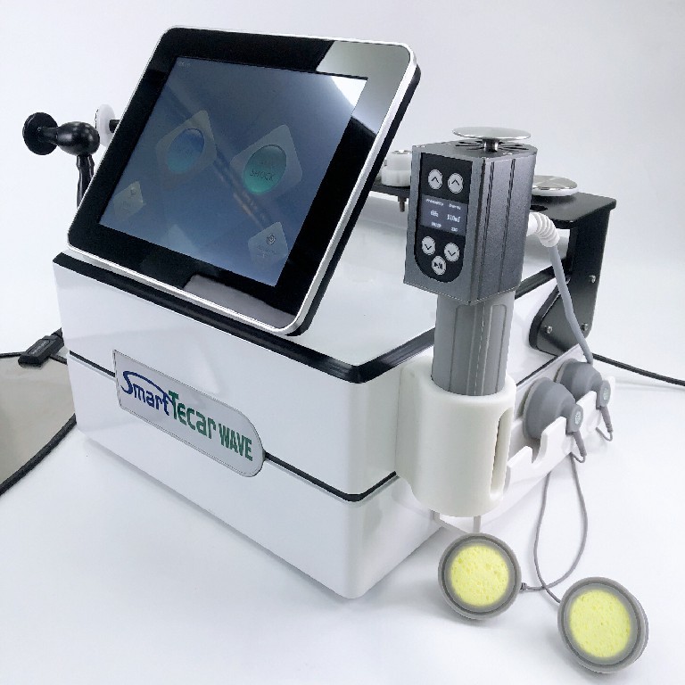 Hiszpania Sport Injuiry Tecar Maszyna do terapii falami uderzeniowymi z 40 mm rezystancyjnym uchwytem