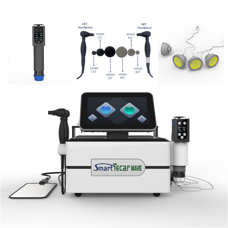 Przenośna maszyna do diatermii fal uderzeniowych Tecar Maszyna do fizjoterapii o częstotliwości radiowej